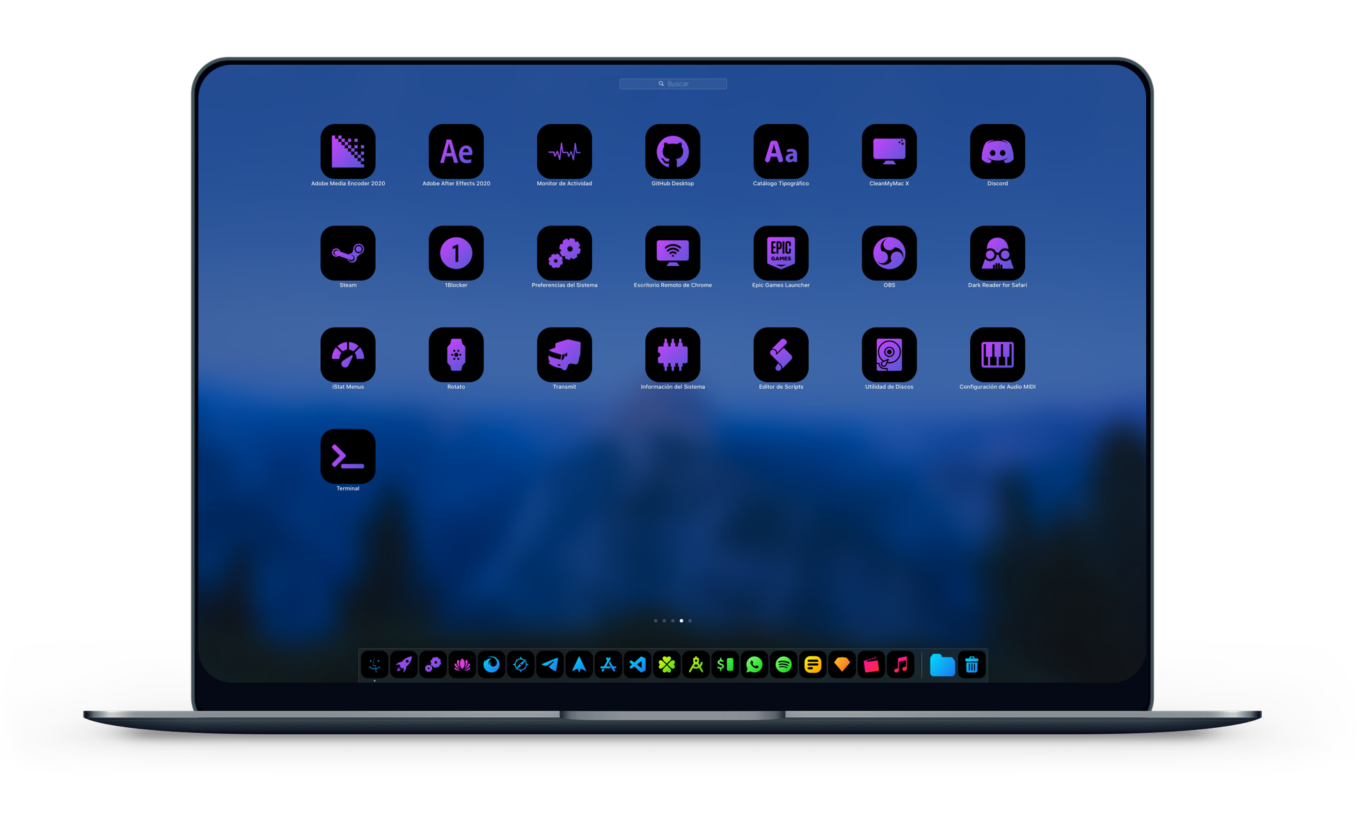 DarkBoard XS macOS Screenshot 07 - Dark theme interface