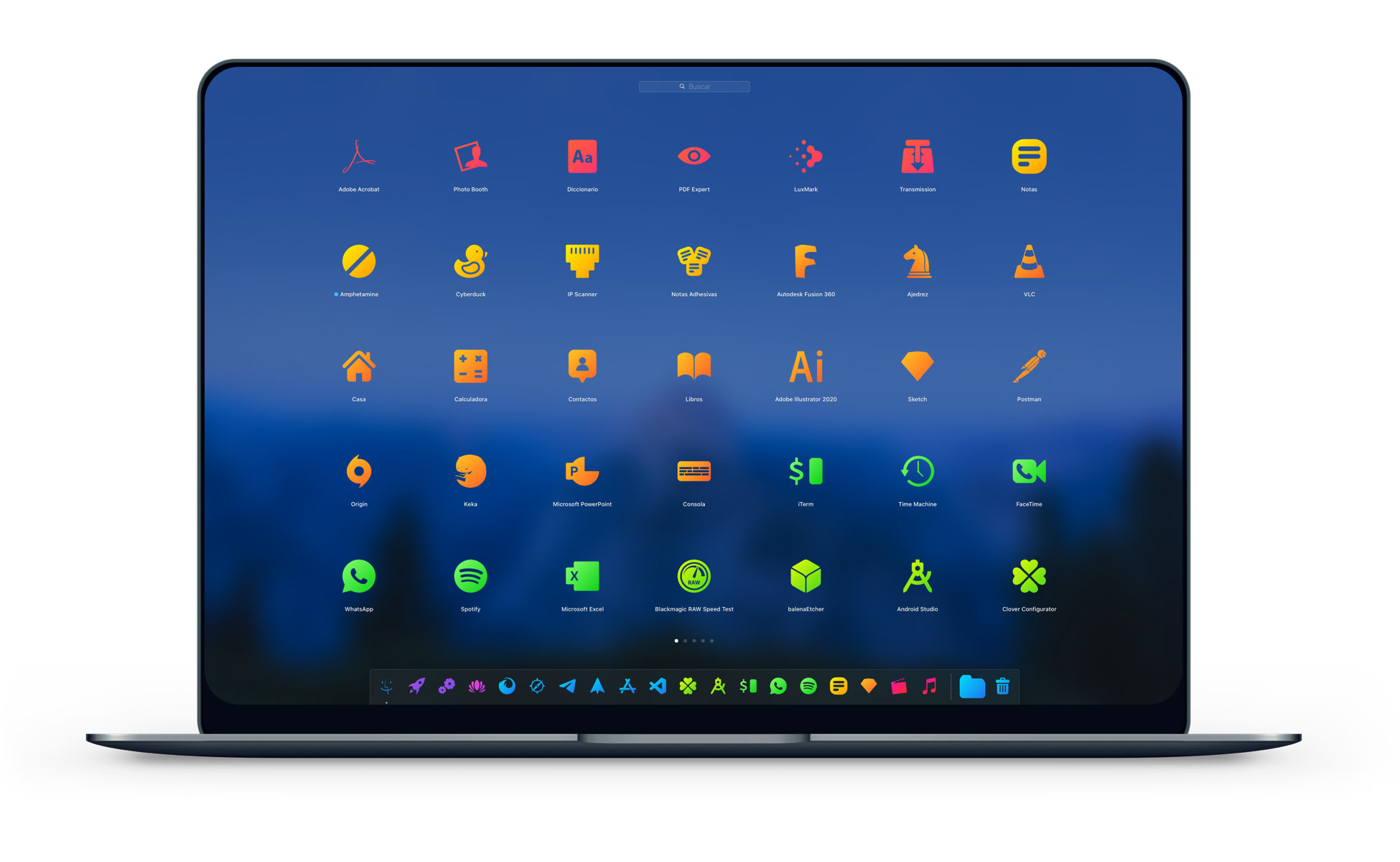 DarkBoard XS macOS Screenshot 08 - Dark theme interface