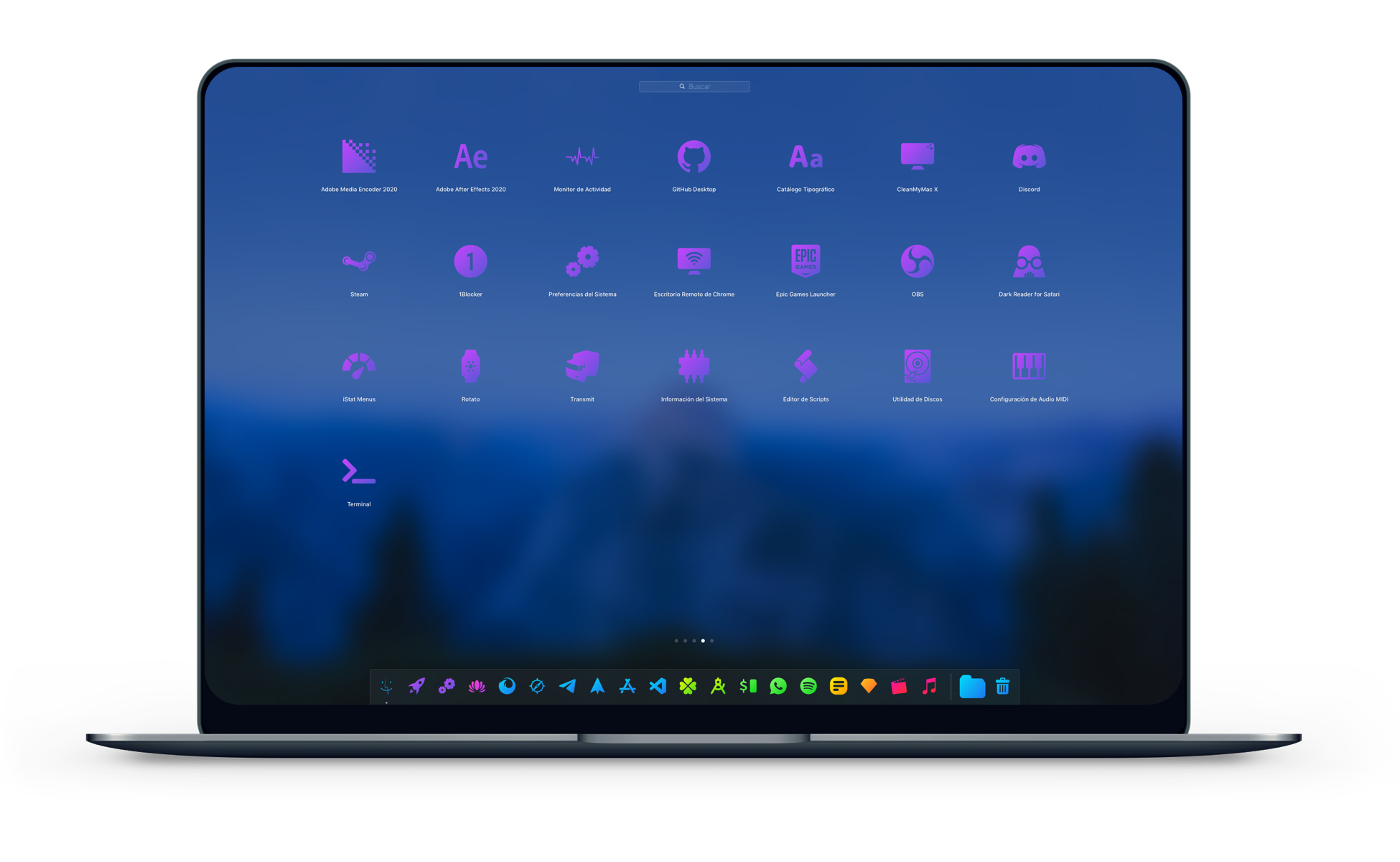 DarkBoard XS macOS Screenshot 11 - Dark theme interface