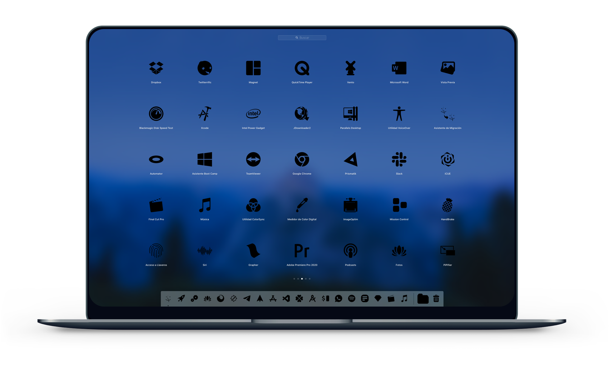 DarkBoard XS macOS Screenshot 14 - Dark theme interface